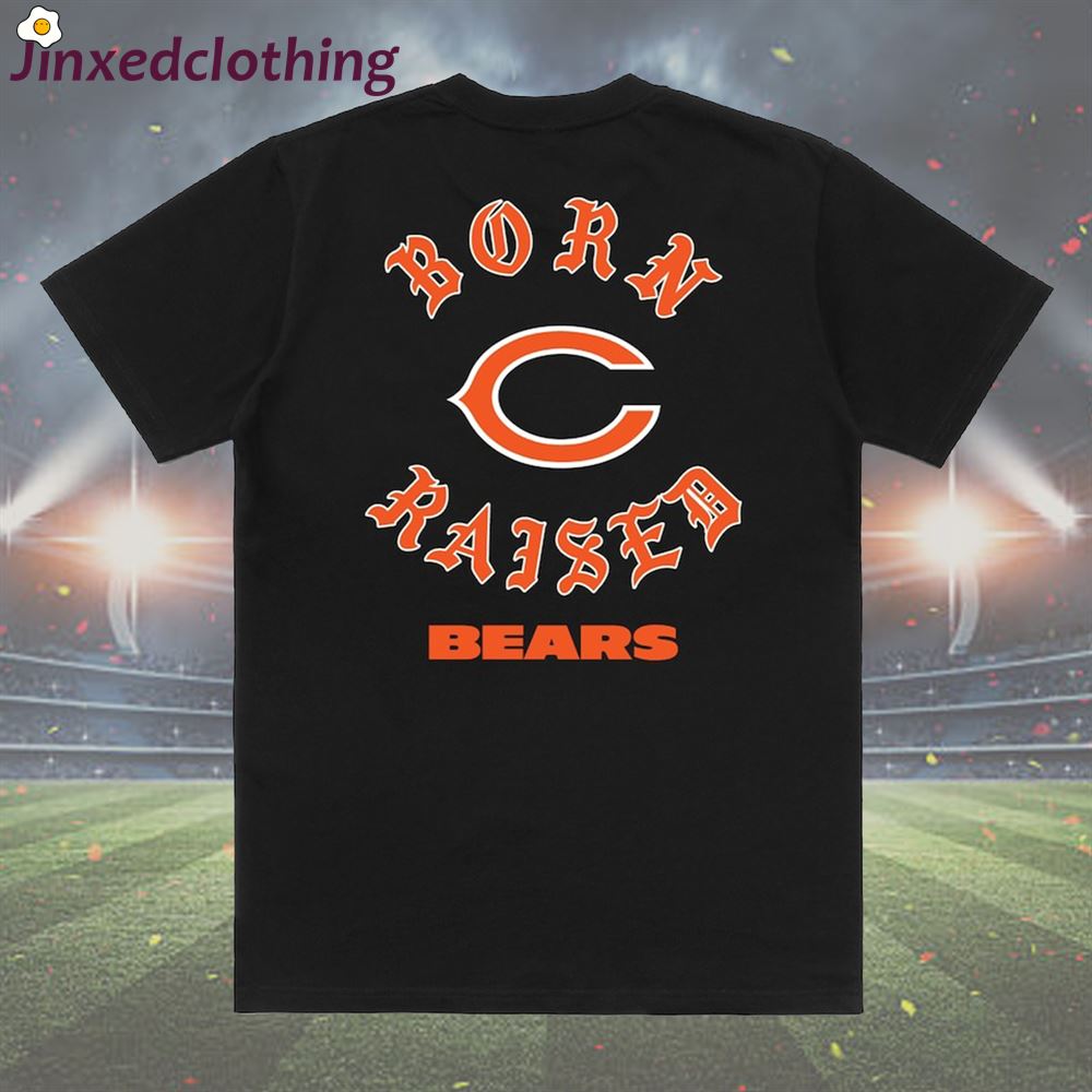 Official Chicago Bears Born X Raised T-shirt 